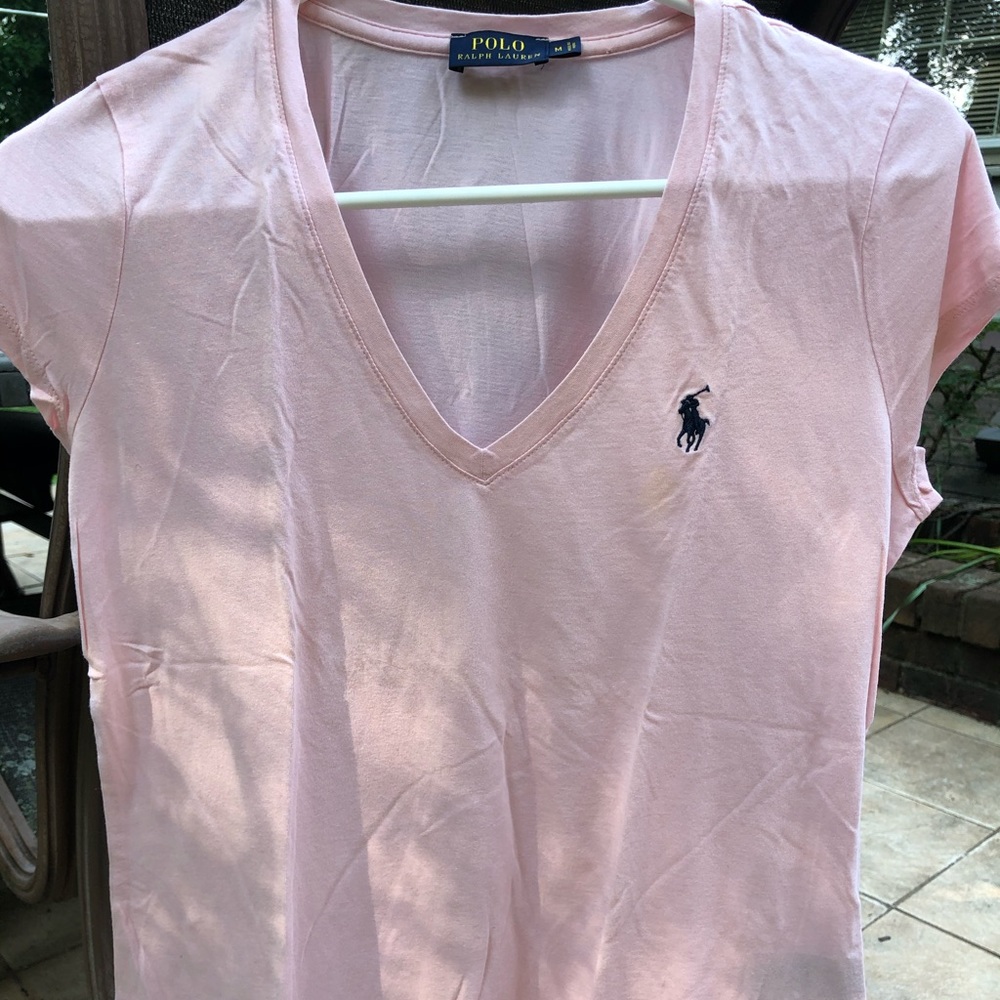 Polo Ralph Lauren tee shirt pink Medium